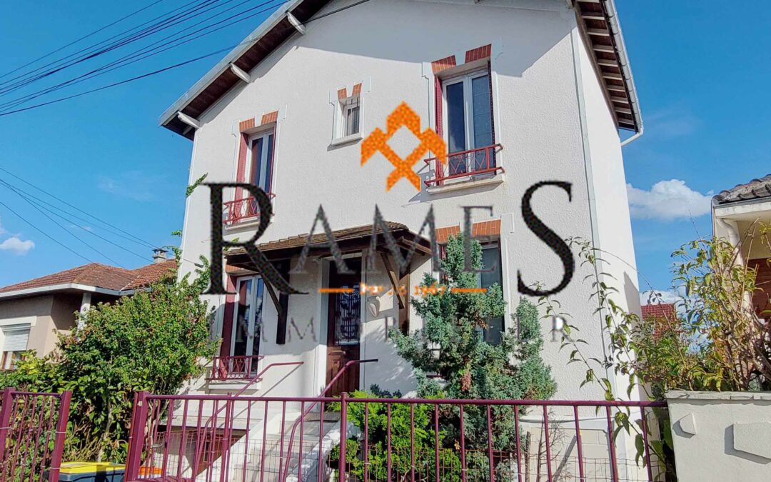 VILLEMOMBLE – Secteur Mermoz – Maison 4 pièces – Garage – 299 000 €