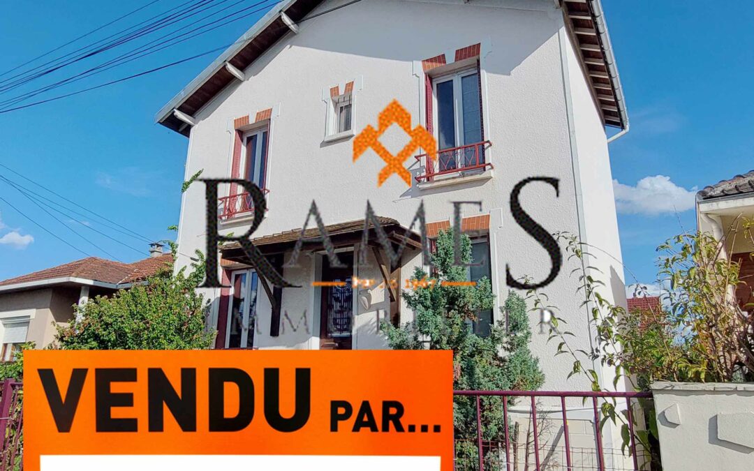 VILLEMOMBLE – Secteur Mermoz – Maison 4 pièces – Garage – 299 000 €