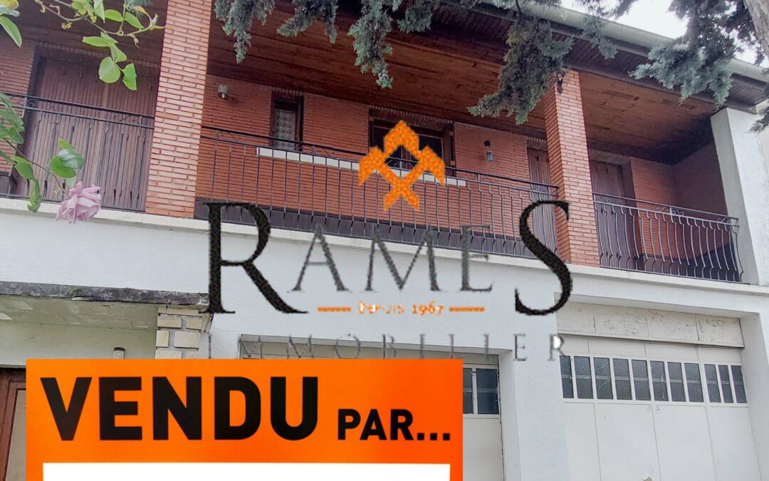VILLEMOMBLE – Maison 4 pièces – Garage – Terrain 400 m² – 319 000 €