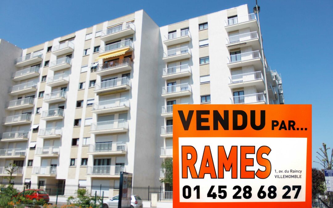 VILLEMOMBLE – Centre ville – 4 pièces de 86 m² – Balcon – parking – cave – 259 000 €