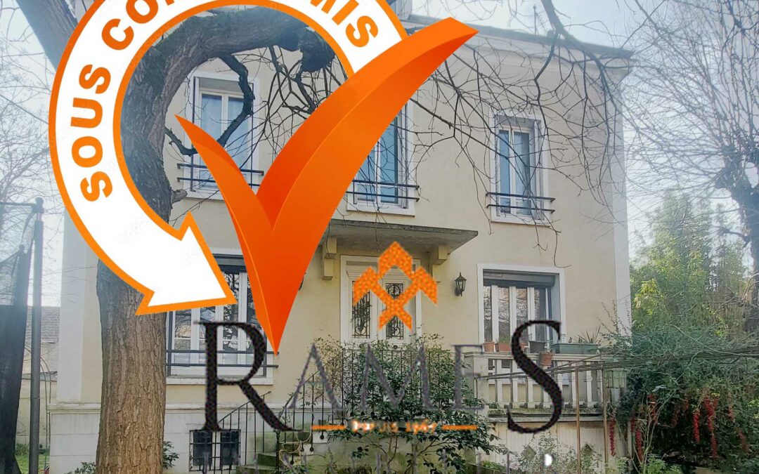 VILLEMOMBLE – Eglise – Maison de Maître – 7 pièces – 5 chambres – garage – jardin – 649 000 €