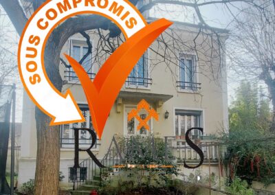 VILLEMOMBLE – Eglise – Maison de Maître – 7 pièces – 5 chambres – garage – jardin – 649 000 €