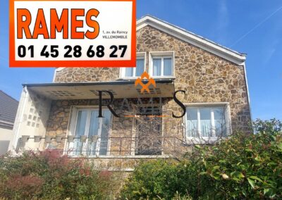 VILLEMOMBLE – Secteur Epoque – Maison 5 pièces – 3 chambres – Garage – Jardin – Dépendance – 498 000 €