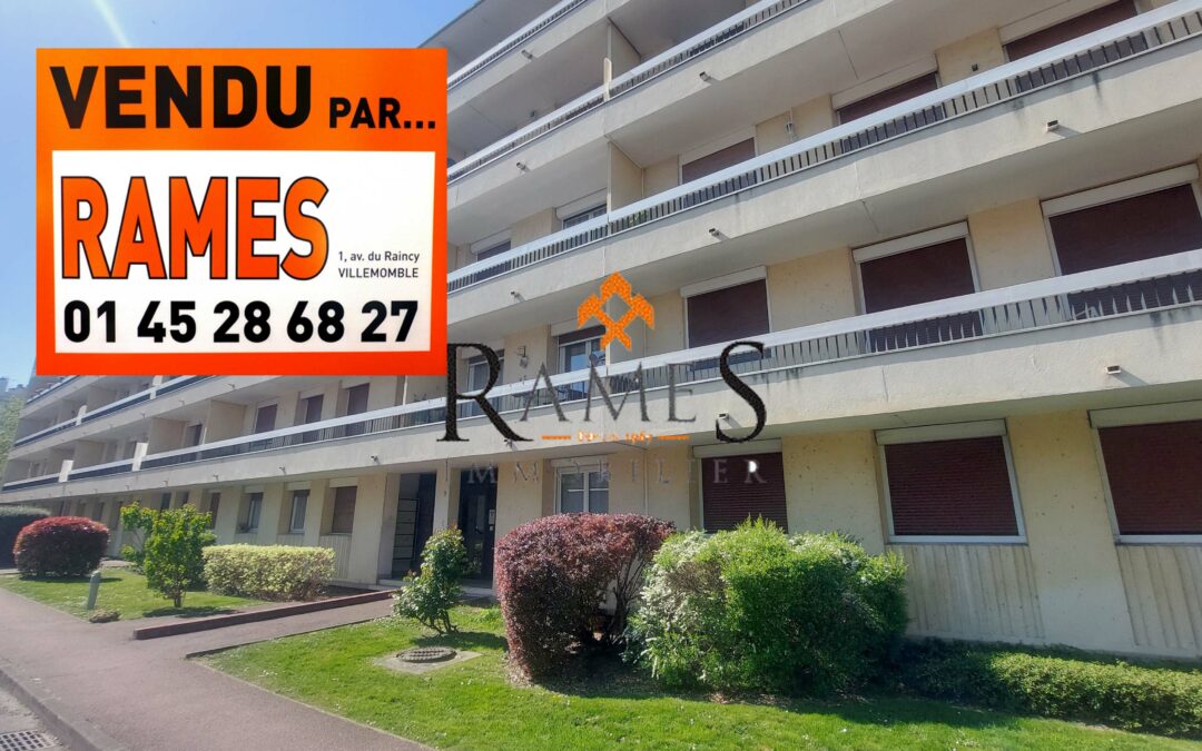 LIVRY GARGAN – Proche Mairie – 4 pièces de 84 m² – Balcons – Parkings – 169000 €