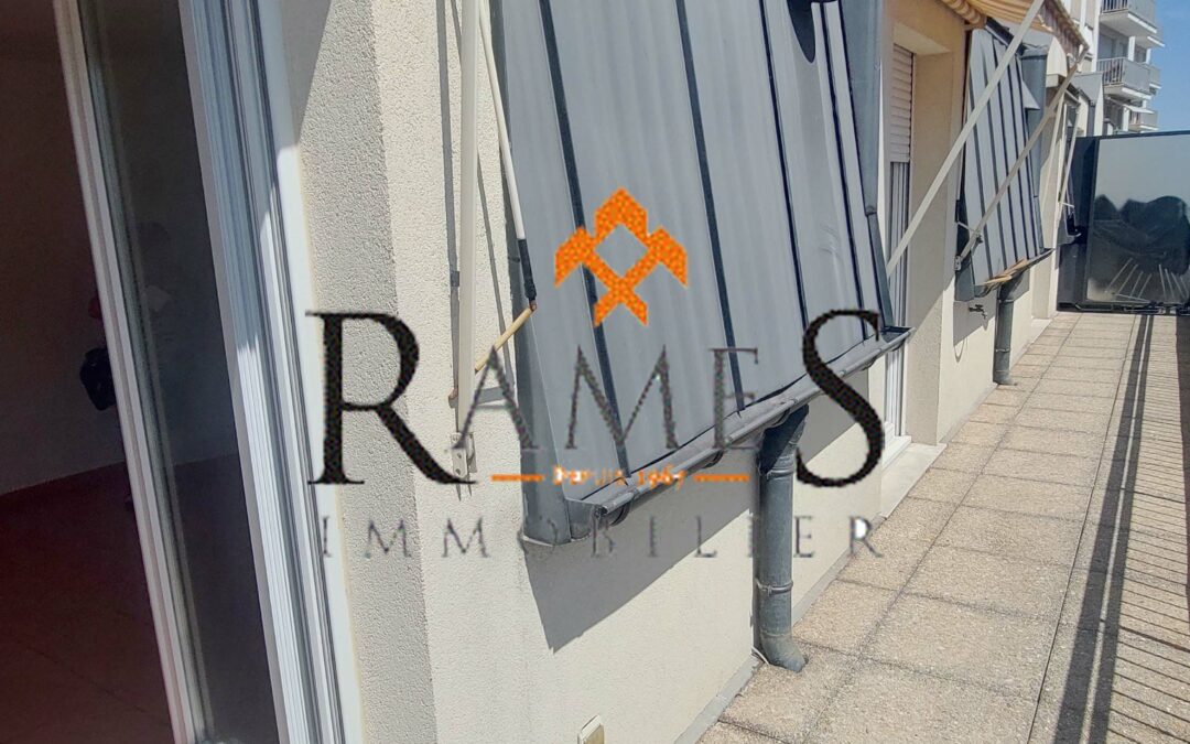VILLEMOMBLE – Centre ville – 2 pièces de 46 m² – Terrasse de 14 m² – parking – 202 000 €