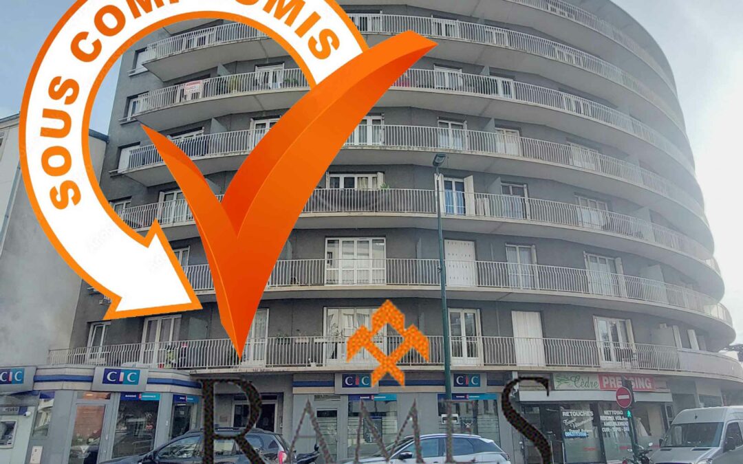 GAGNY – Centre ville – 3 pièces de 56 m² – 2 Balcons – 2 parkings – cave – 167 000 €