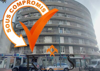 GAGNY – Centre ville – 3 pièces de 56 m² – 2 Balcons – 2 parkings – cave – 167 000 €