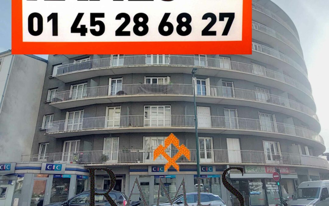 GAGNY – Centre ville – 3 pièces de 56 m² – 2 Balcons – 2 parkings – cave – 167 000 €