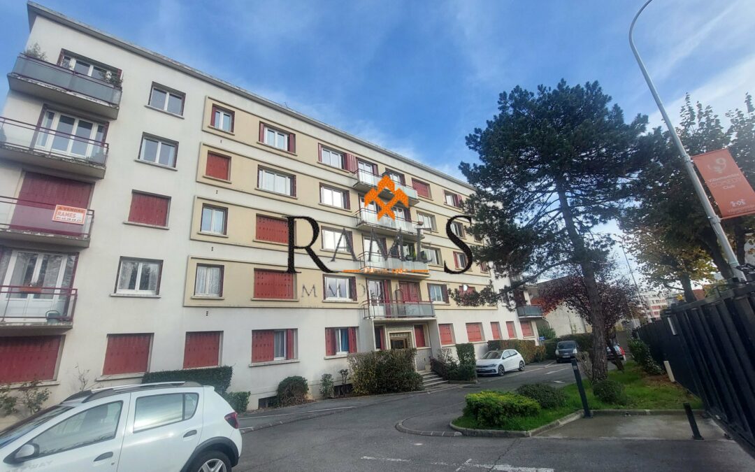 VILLEMOMBLE – Mermoz-Eglise – Appartement 4 pièces de 77.68 m² – Balcons – cave – 192 000 €