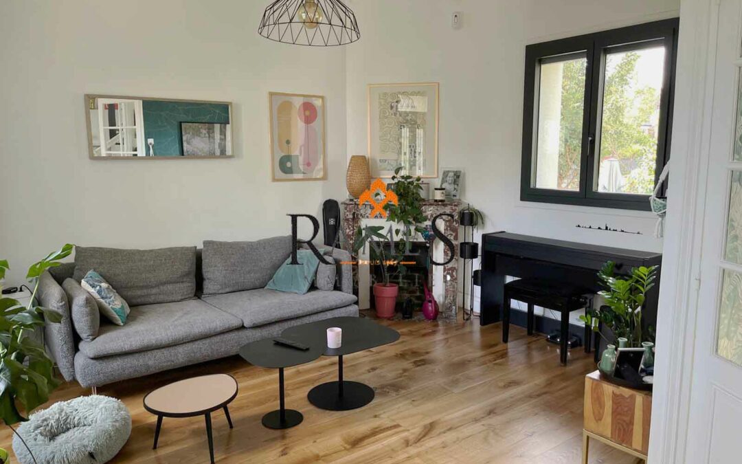 VILLEMOMBLE – Secteur Epoque – Maison 4 pièces – 2 chambres – Bureau – 372 500 €