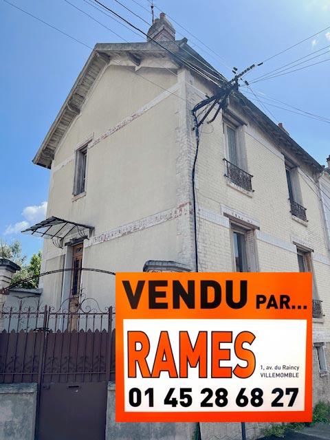 Nogent sur Marne – secteur les Viselets – Maison 5 pièces de 90 m² – 3 chambres – garage indépendant – 545000 €