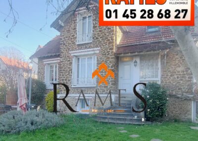 VILLEMOMBLE – Meulière 5 pièces – Garage – Terrain 455 m²- 520 000 €
