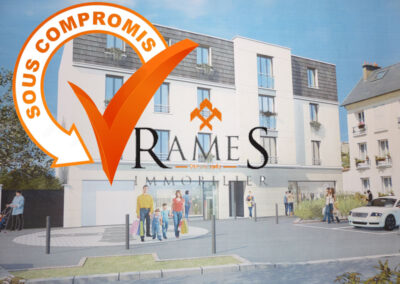 VILLEMOMBLE – Centre ville – 2 pièces de 29.10 m² – Terrasse donnant sur Jardin – cave – 159 000 €
