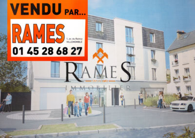 VILLEMOMBLE – Centre ville – 2 pièces de 29.10 m² – Terrasse donnant sur Jardin – cave – 159 000 €
