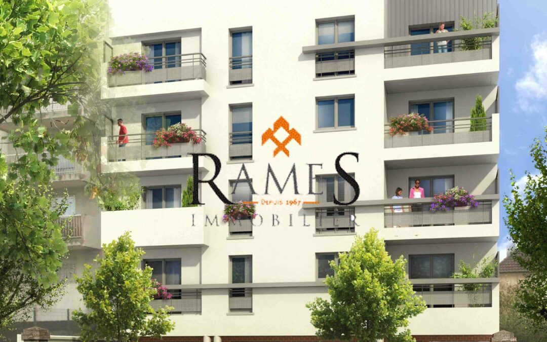 VILLEMOMBLE – Centre ville – 2 pièces de 44 m² – Terrasse – parking – 223 000 €