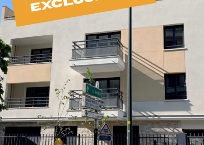 LES PAVILLONS SOUS BOIS – Mairie limite LE RAINCY – 2 pièces de 42 m² – Balcon – Parking – 182 000 €