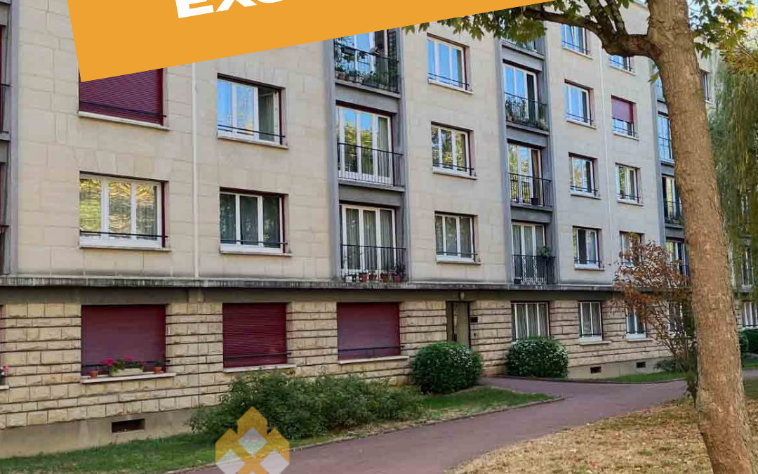 ANTONY – Centre Ville – Résidence de L&rsquo;Abbaye – Appartement 4 pièces de 78m² – Cave – Box – 370 000 €