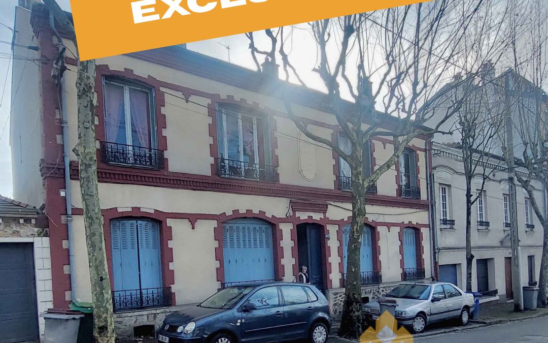 LE RAINCY – Proche Centre ville – 3 pièces de 49 m² – Cave – Chambre de service – 181 900 €