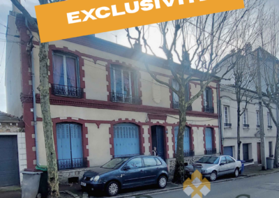 LE RAINCY – Proche Centre ville – 3 pièces de 49 m² – Cave – Chambre de service – 181 900 €